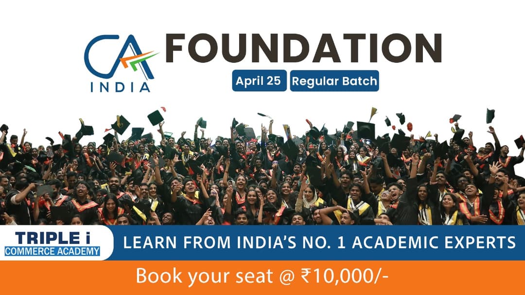 CA Foundation Calicut  Apr 25 B1