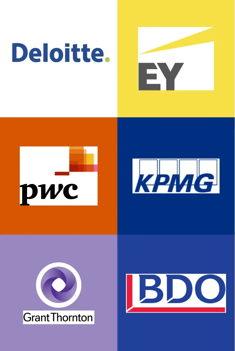 Logos of big companies that hire commerce professionals